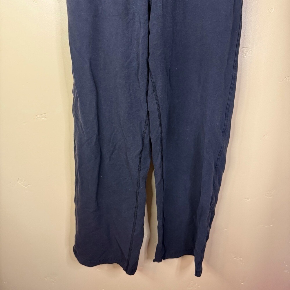 Lululemon RARE‎ Take It Easy High Waisted Black Leggings Size 2 Active Wide Leg - Picture 4 of 10